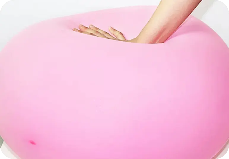 Superior elasticity of balloons