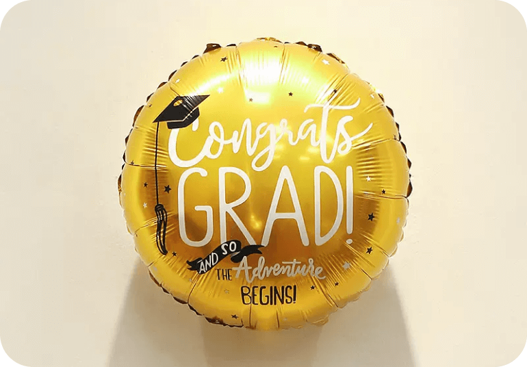 Gold metallic latex balloons 