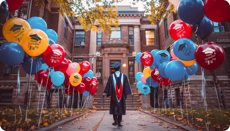 personalized graduation balloons