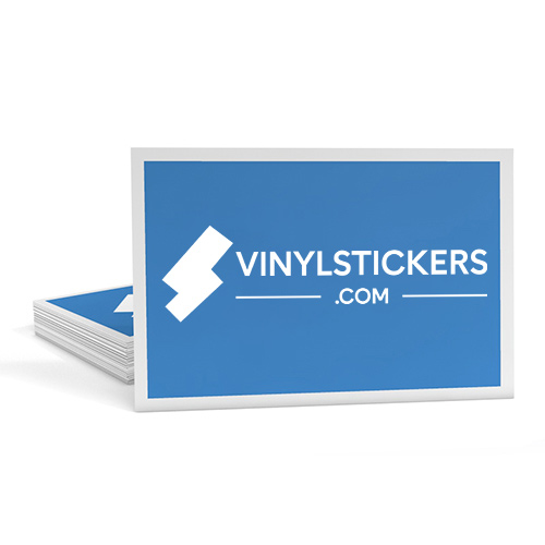 Rectangle Stickers of custom stickers