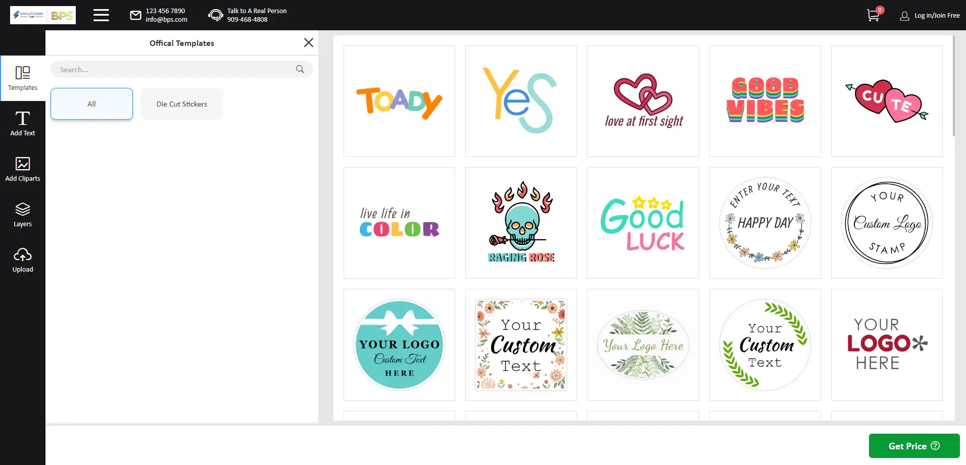 Custom Stickers Design System