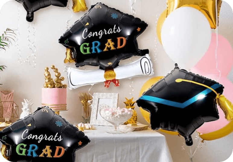 balloon decoration for graduation ceremony