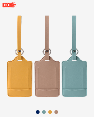 Premium PU Leather Luggage Tags