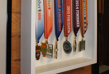 sport medal frame display