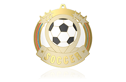 Fußballmedaille