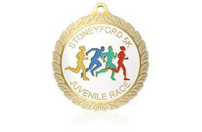 running medal