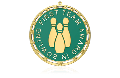 Bowling Award Medal Template