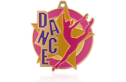 Awardsmith Dance Medals Bulk Pack - 1 To 100 Pieces With Custom Logo And Ribbons