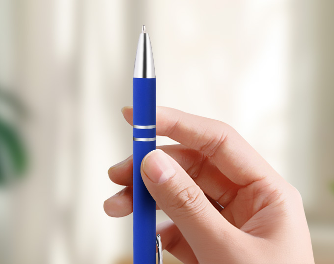 Bullet-shaped metal stylus pen with smooth writing effect