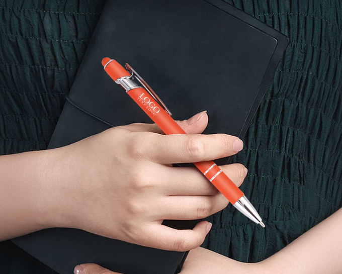 A rubber stylus ballpoint pen for recording studies at any time