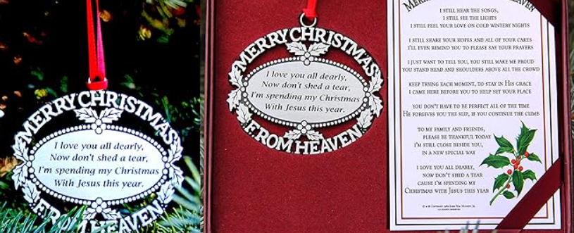 Memorial Ornaments Personalized