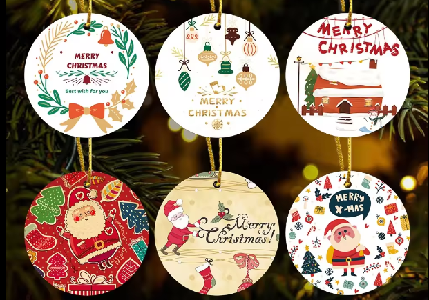 Round Christmas Ornaments