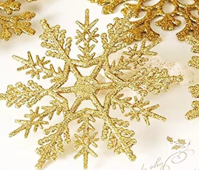 gold christmas ornaments