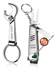 custom keychain tools with metal material