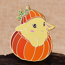 Pumpkin Rabbit Hard Pins