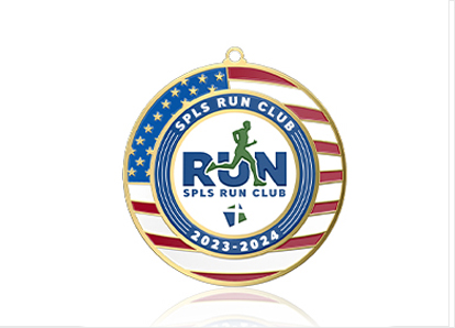 Flag Round Running Medal