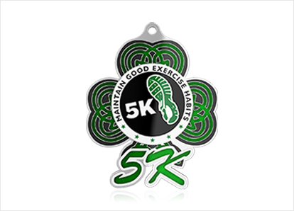 Trefoil Walking Race 5K Medals