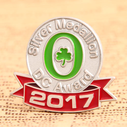 DC Award Sandblast Pins