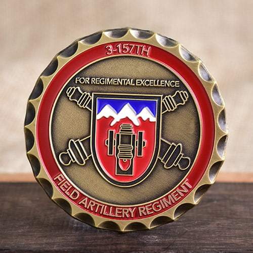 Field Artillery Regiment Army Challenge Coins