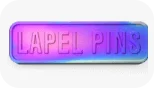 Rainbow Finish Plated Enamel Pin