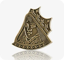 Playing Cards Queen Lapel Pins