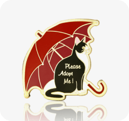 Please Adopt Me Cat Enamel Pins