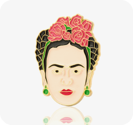 Frida Self-Portrait Enamel Pins