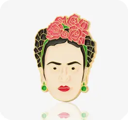 Frida Self-Portrait Enamel Pins
