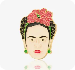 Frida Self-Portrait Enamel Pins