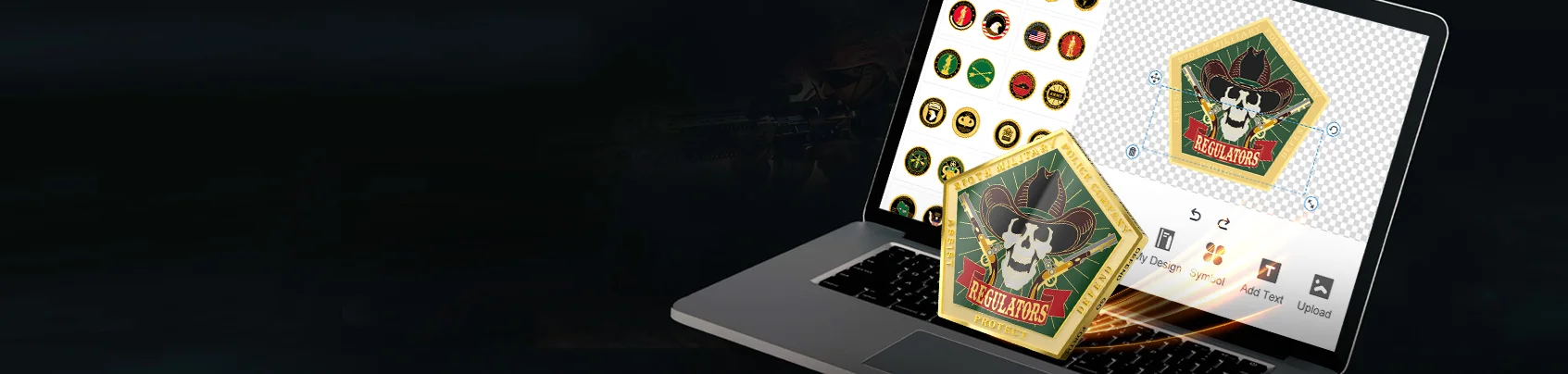 Free Design Tool for Army Challenge Coins Free Design Tool for Army Challenge Coins