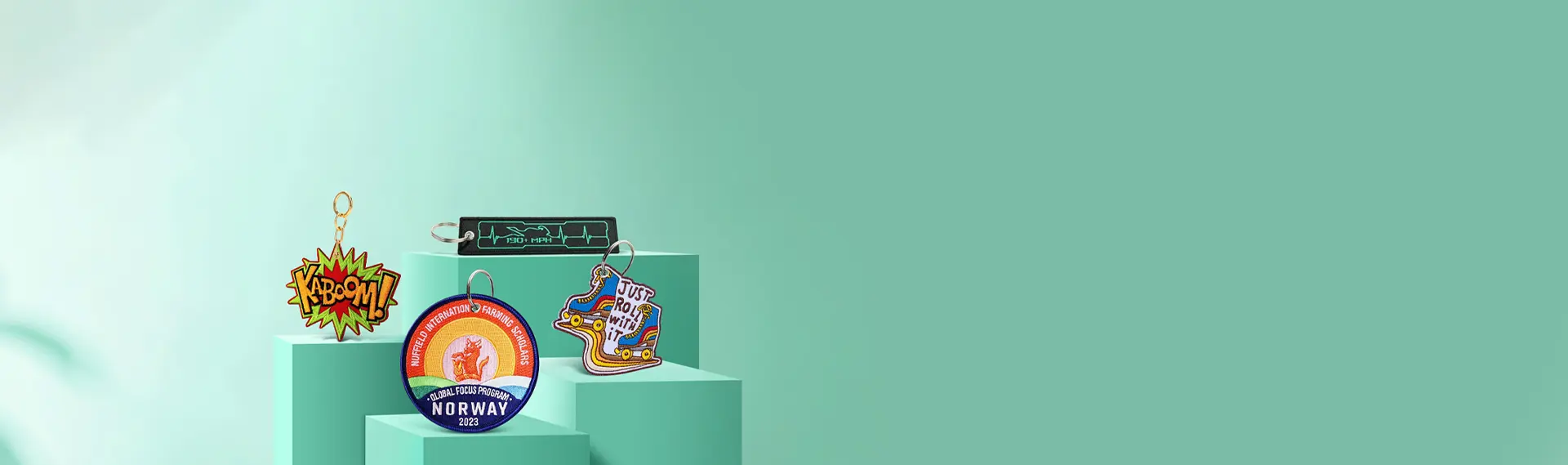 Custom Embroidered Keychains Custom Embroidered Keychains