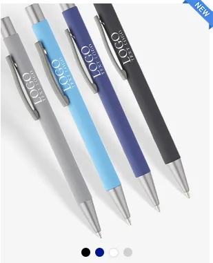 Cordova Rubber Coated Plunger Action Ballpoint Pen