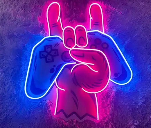 Game Room Neon Decor