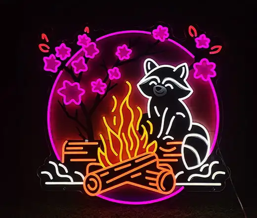 Animatie neonreclames