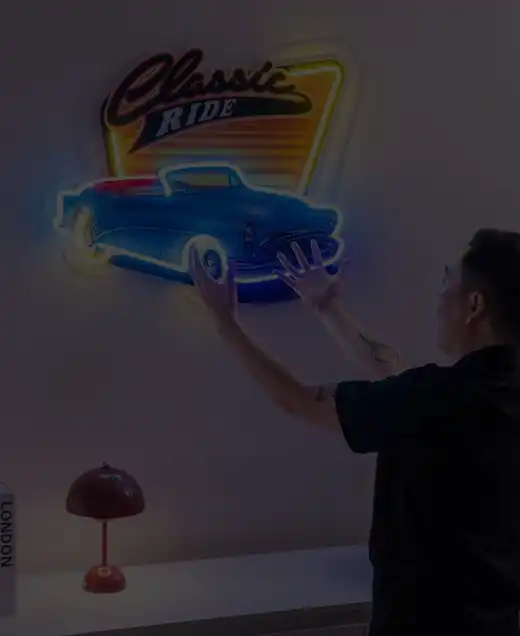 Cool Sports Car Neon Signs