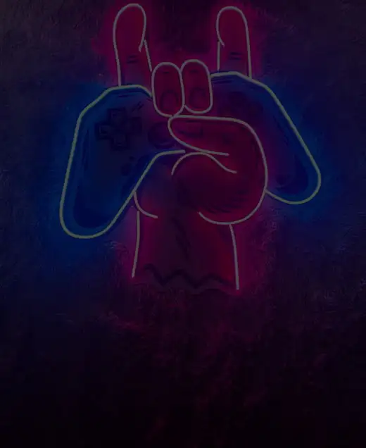 game room neon decor