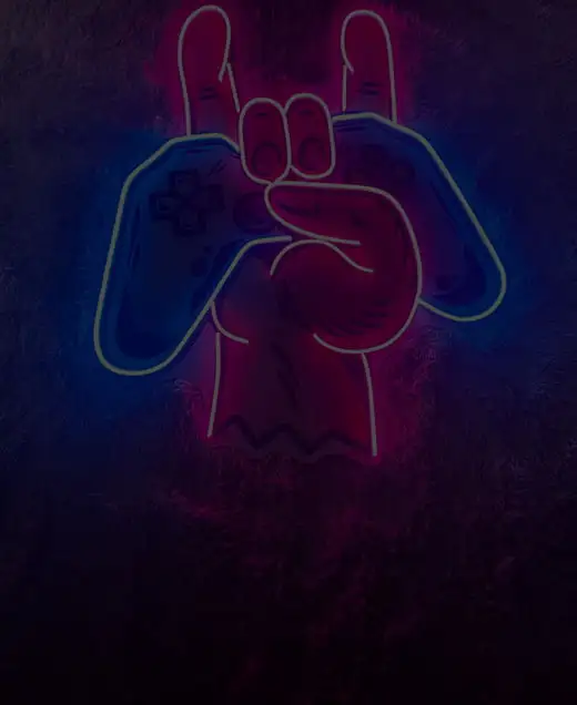 Neondecoratie voor de speelkamer