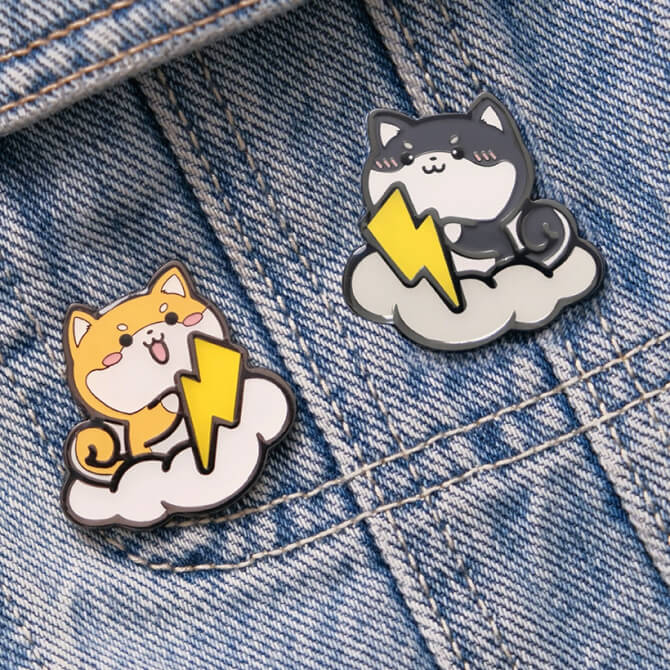 Cartoon Animal Hard Enamel Pins