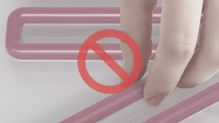 Do not move installed neon tubes