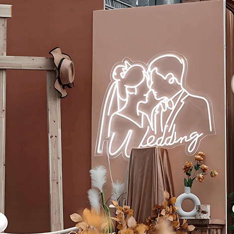 wedding neon wall decor