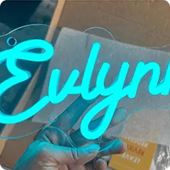 Neon light detail display