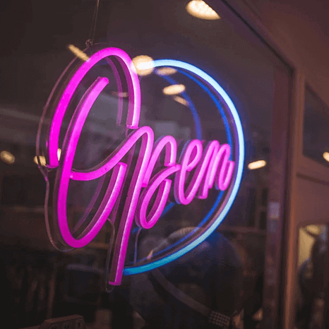 Restaurant Open Neon Sign