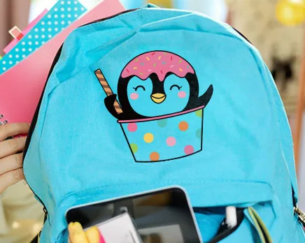 heat transfer patches for backpacks