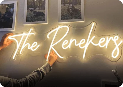 op maat gemaakte neonreclames voor bedrijven