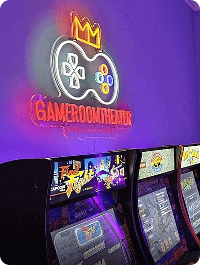 neon logo's voor game room