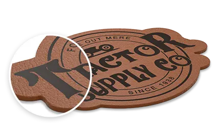 Imprinted Leather Patches