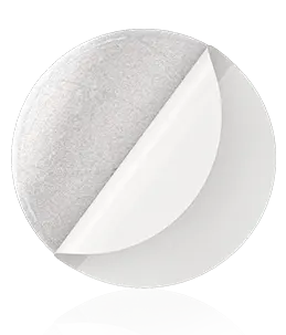 Selbstklebende Rückseite von Paillettenaufnähern