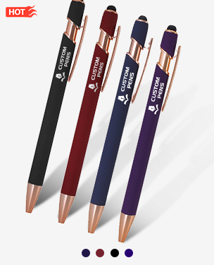 Giveaway Rose Gold Metal Stylus Custom Pens