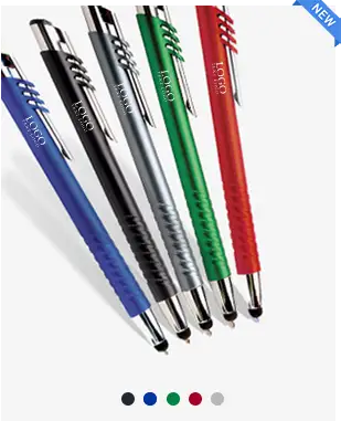 Nitrous Plastic Ballpoint Pen With Stylus