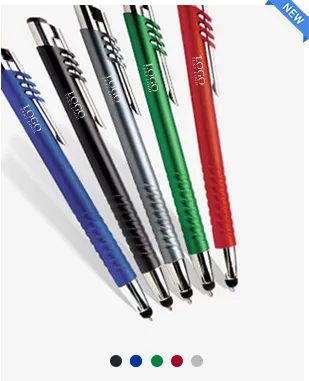 Nitrous Plastic Ballpoint Pen With Stylus